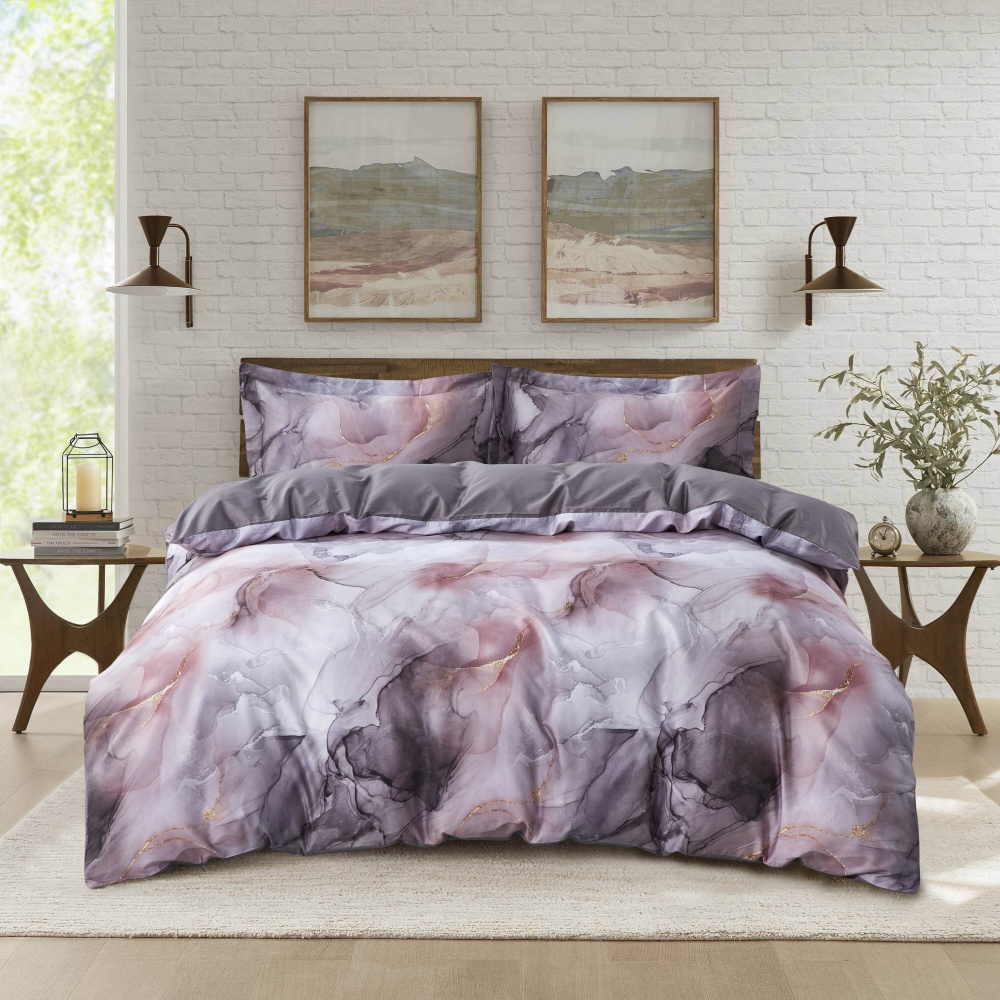 Комплект постільної білизни Malibu 2 рожевий La Nuit