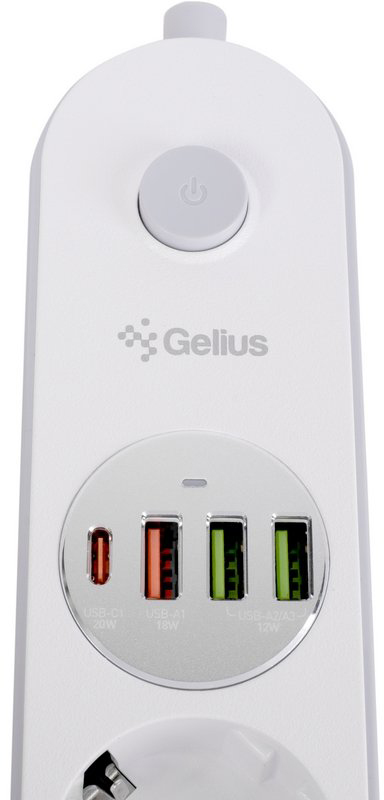 Сетевой фильтр Gelius G-Power Plus GP-PS-004 20W White