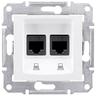 Розетка Sedna SDN4400121 белая