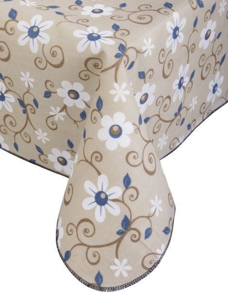 Скатерть Ginestra 120x160 см синий Gemitex 