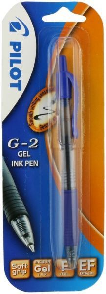 Ручка гелевая Pilot BL-G2-7-L синяя 