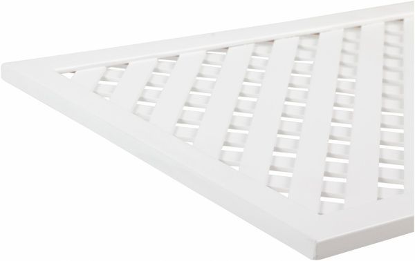 Решітка 255x496 під фасад 355x596 біла