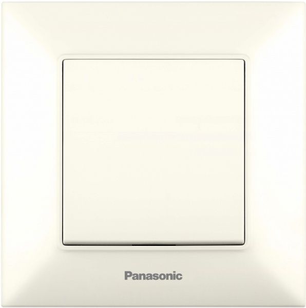 Выключатель одноклавишный Panasonic Arkedia Slim 10 А 250В кремовый 480100212