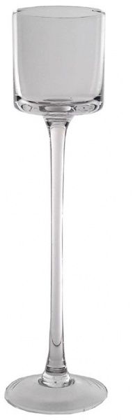 Свічник скляний на ніжці високий 2699 H-35