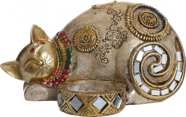 Статуэтка-подсвечник Кошка ZH74327-A