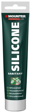 Герметик силіконовий Mounter санітарний прозорий 50 мл