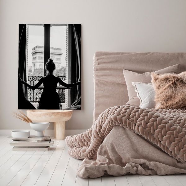 Картина на полотні ЧБ Девушка 50x70 см WS Holst 14082221,6 