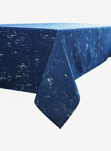 Скатерть Joy синяя 136x180 см мульти La Nuit 