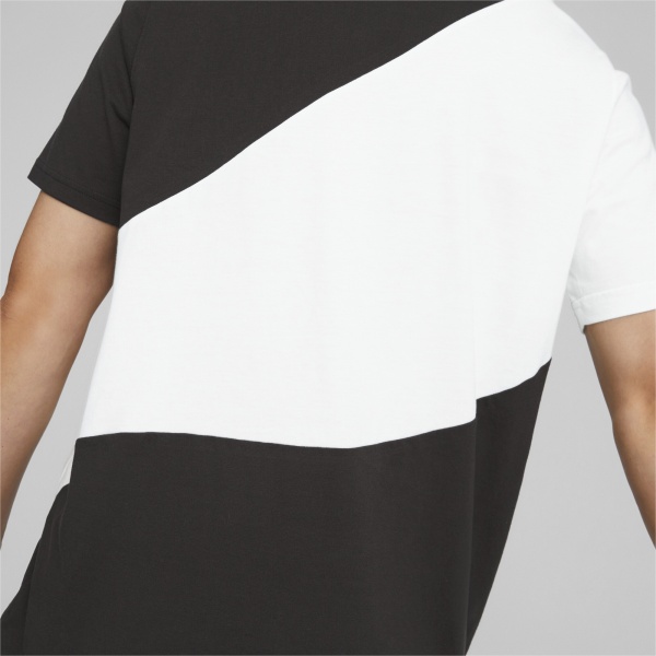 Футболка Puma POWER CAT TEE 67338001 р.S черный