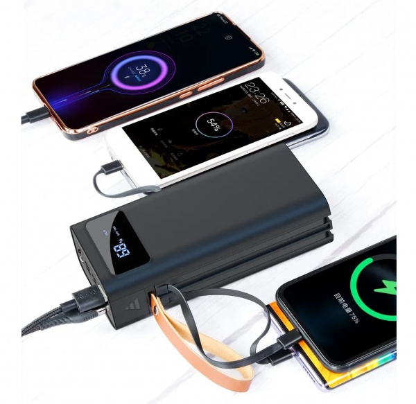 Зовнішній акумулятор (Powerbank) Xo 30000 mAh black (PR142 30000mAh black) 