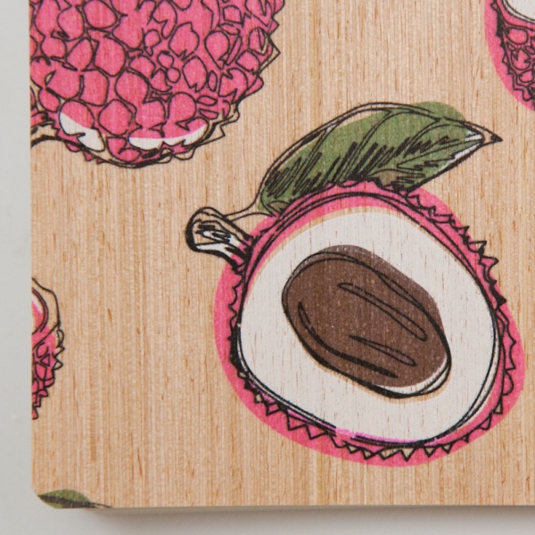 Блокнот из экомодифицированной древесины Драгон Фрукт А5 KIRI Sketch