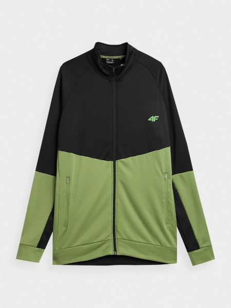 Джемпер 4F SWEATSHIRT FNK M203 4FAW23TFSWM203-20S р.XL зелений