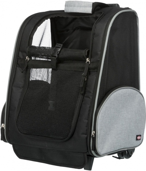 Сумка-рюкзак Trixie для собак Trolley из полиэстера черный с серым до 8 кг (2880) 