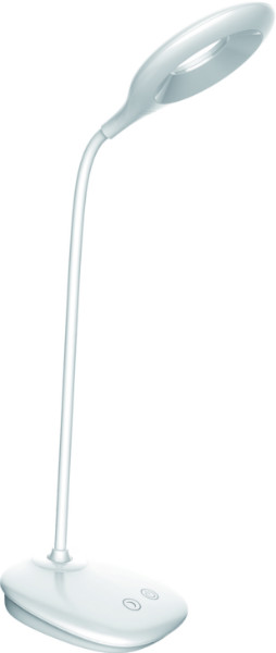 Настольная лампа аккумуляторная Luxel 6W 1200mAh USB белый TL-04W