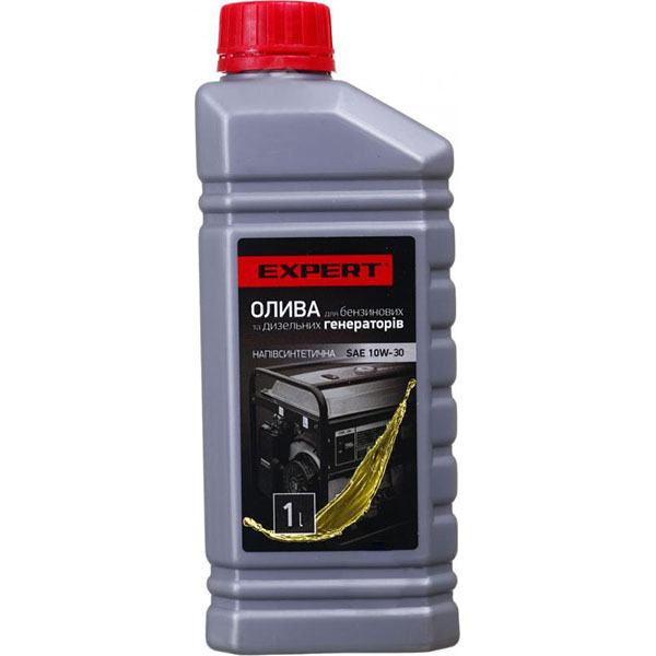 Олива Expert SAE 10W-30 для бензинових та дизельних генераторів 1л 