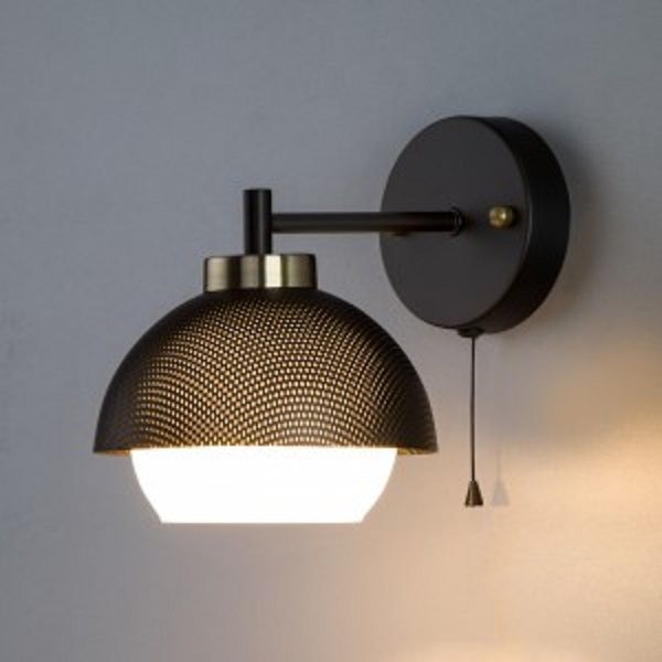 Бра Strotskis Nocciola 1x60 Вт E27 черный 70106/1 