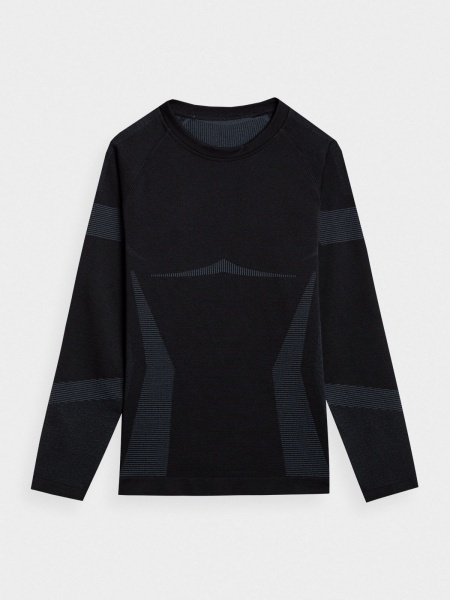 Футболка з довгим рукавом 4F SEAMLESS UNDERWEAR F113 4FAW23USEAF113-20S р.XS-S чорний