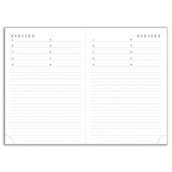 Ежедневник недатированный Castello 320 стр. YES Unique A5 2024