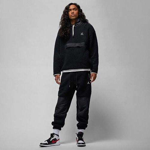 Джемпер Nike M J ESS STMT FLC WINTER PO DV1582-010 р.S чорний