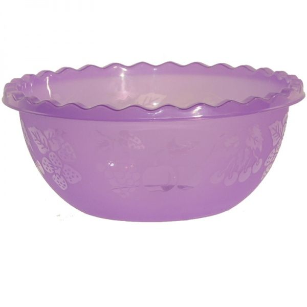 Таз Ал-Пластик круглий 3,5 л фіолетовий