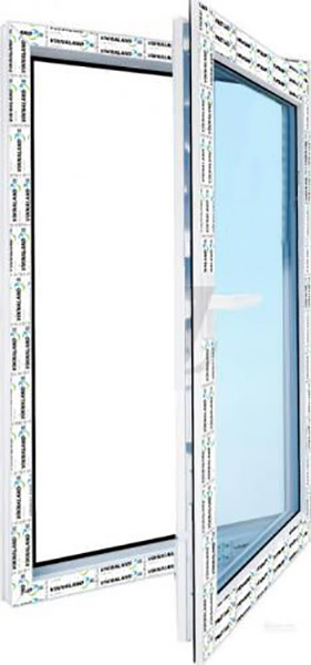 Вікно поворотно-відкидне VIKNALAND В 70 600x1000 мм праве 