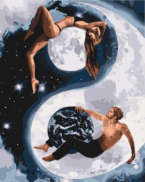 Картина по номерам Инь и янь Идейка 