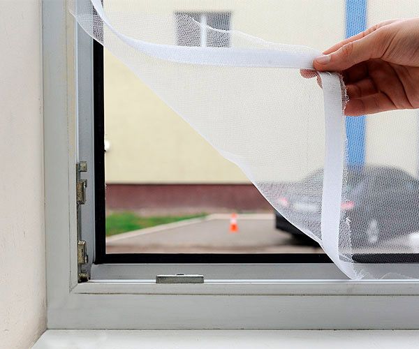 Сетка москитная на окна вставнаяна липучке Comfort Textile Group на липучке 1500х1300 мм белый