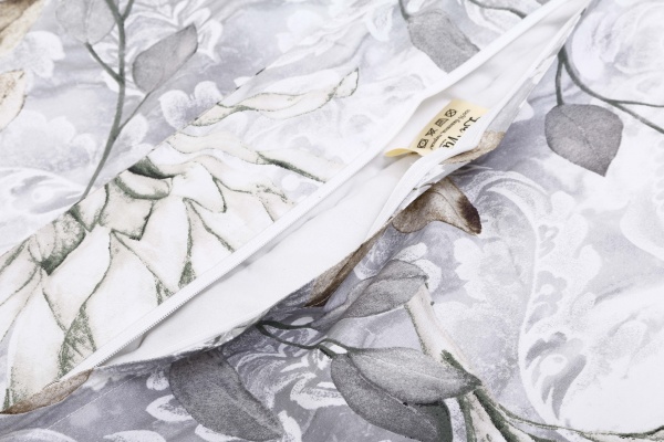 Комплект постельного белья Milassa 2 белый с принтом La Nuit (без простыни) 