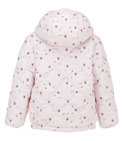 Куртка детская для девочек JOIKS Цветок р.110 пудра KD-24 