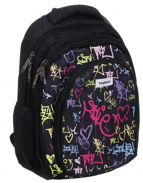 Рюкзак Nota Bene Bombino Graffiti black and color 16 л 591/1392