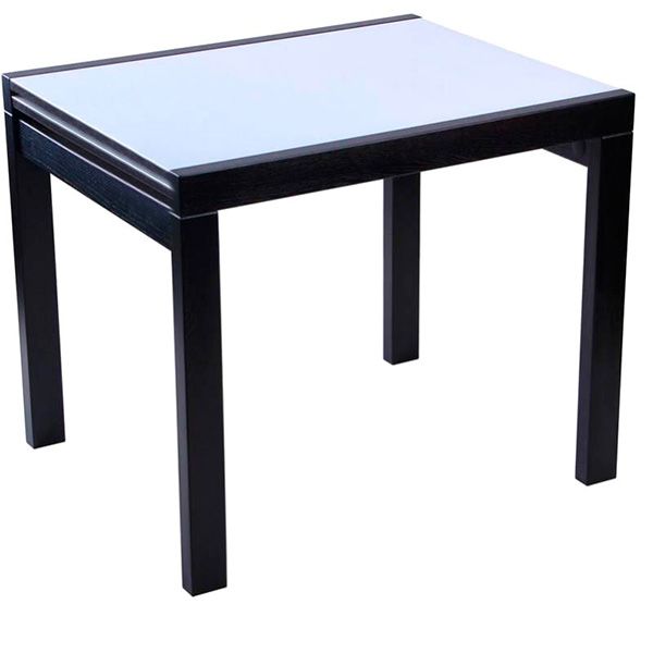 Стол обеденный Домино венге/белый 