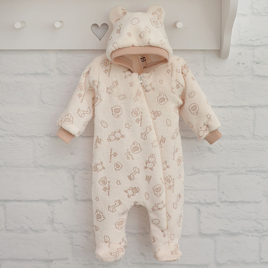 Комбинезон унисекс Blanka Игрушки р.56-62 бежевый 110828