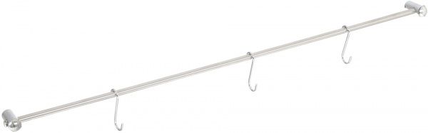 Полка UP! (Underprice) для рейлинга набор 16 предметов серебряный