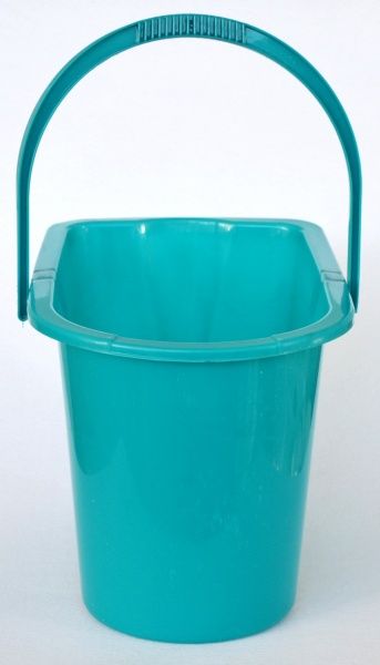 Ведро Полимердеталь овальное 14 л бирюзовый 