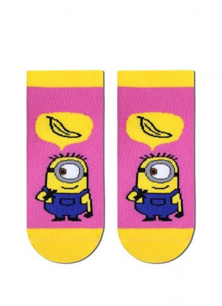 Носки детские Брестские 3095 Minions (укороченные) 703 р.19-20 розовый 