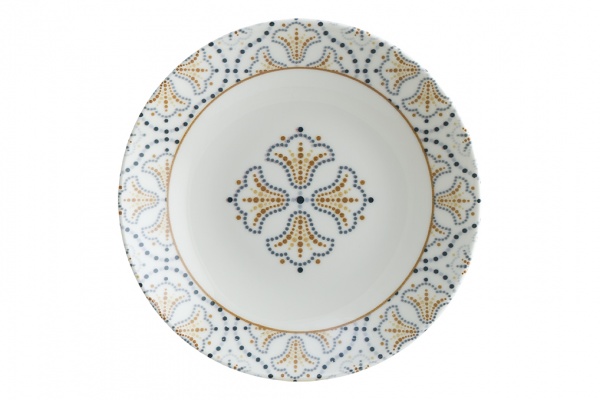 Тарілка глибока Embroidery Pino 20 см Bonna