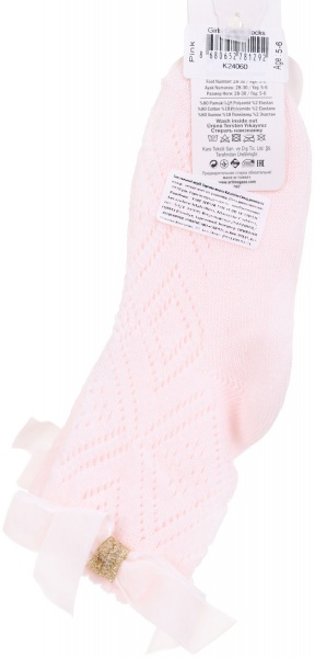 Носки для девочек KATAMINO K24060 KTM81292 р.5-6 розовый 