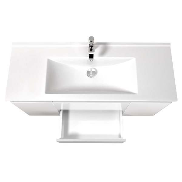 Тумба подвесная Мойдодыр Сорренто 120-А с умывальником SU-120