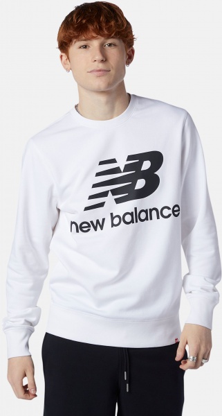 Свитшот New Balance MT03560WT р. S белый