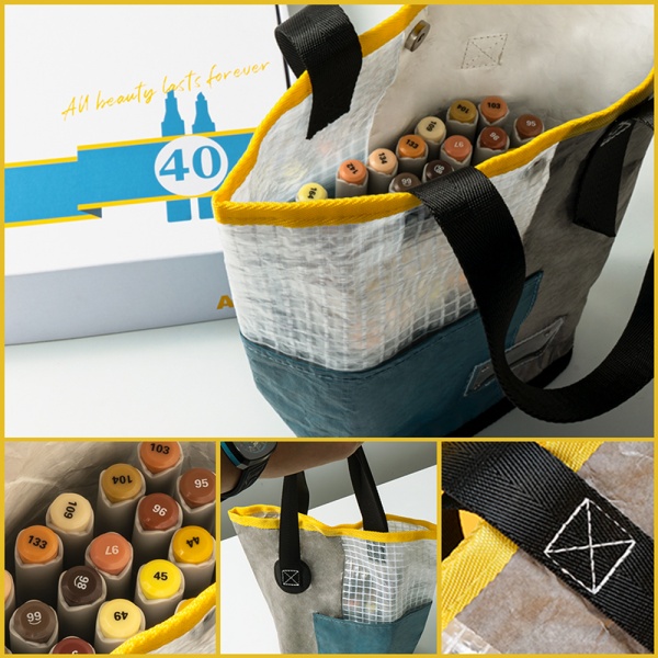 Набір спиртових маркерів Arrtx OROS ASM-03YL 40 кольорів, жовті відтінки LC302499 