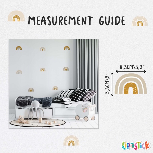 Стикеры-паттерны Lipastick Rainbow 120х20 см 7010620228