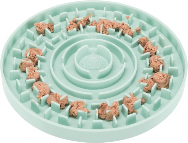 Миска Trixie для щенков Junior медленное кормление голубая пластик 21 см (34958)