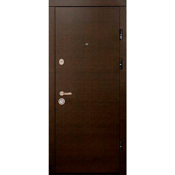 Двері вхідні Міністерство дверей КС Мікс+ венге / білий 2050х860мм праві