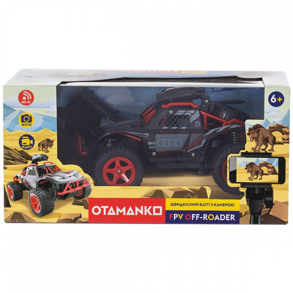 Автомобіль на радіокеруванні OTAMANKO Швидкісний баггі з камерою FPV OFF-ROADER 1:14 532.02.33
