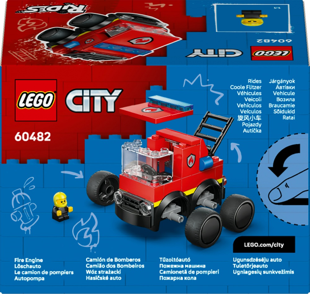 Конструктор LEGO City Автомобили – Пожарная машина 60482