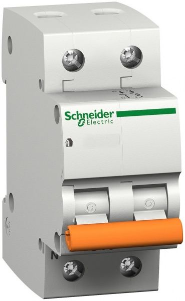 Автоматический выключатель Schneider Electric ВА63 25/2/С 2Р 25 А 4,5 кА