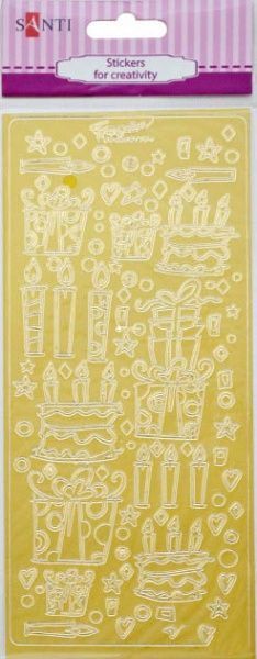 Стикеры для творчества день рождения 