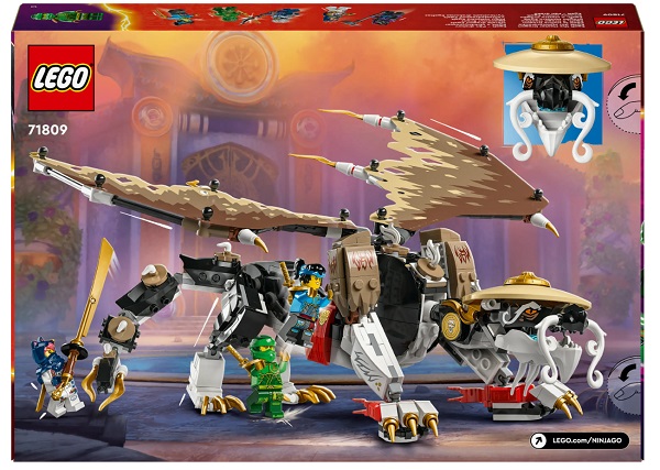 Конструктор LEGO NINJAGO Еґалт Повелитель Драконів 71809
