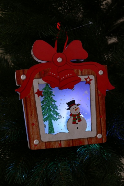 Декоративна підвіска Подарунок 18x17 см різнокольоровий YB20802B