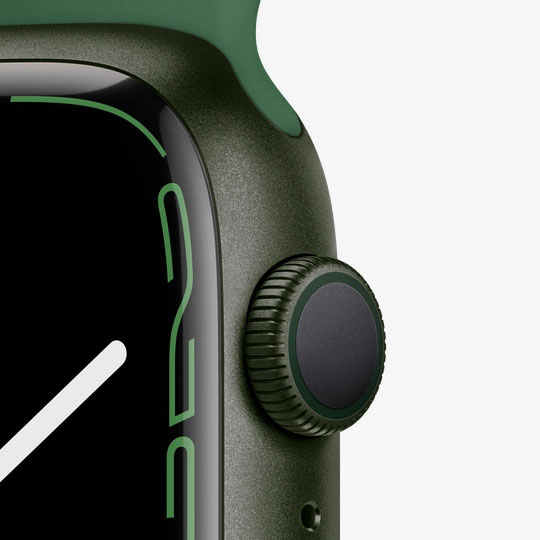 Смарт-часы Apple Watch Series 7 GPS 45mm green AluminiumCasewithCloverSportBand (MKN73UL/A)